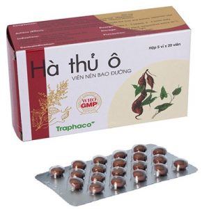 Trường Thọ - Thuốc Hà Thủ Ô Traphaco điều trị đau lưng, mỏi gối, di mộng tinh (5 vỉ x 10 viên) 1 Trường Thọ - ha thu o bao duong 2