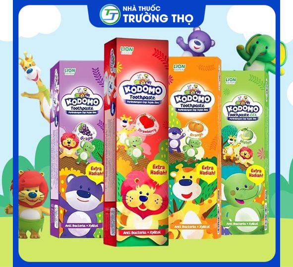 kodomo Kodomo - Kem đánh răng trẻ em từ Nhật Bản