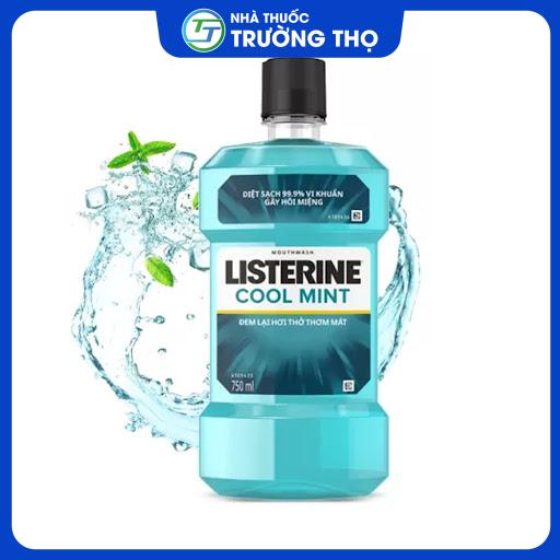 listerine-cool-mint-750ml-1 Nước súc miệng Listerine Cool Mint 750ml