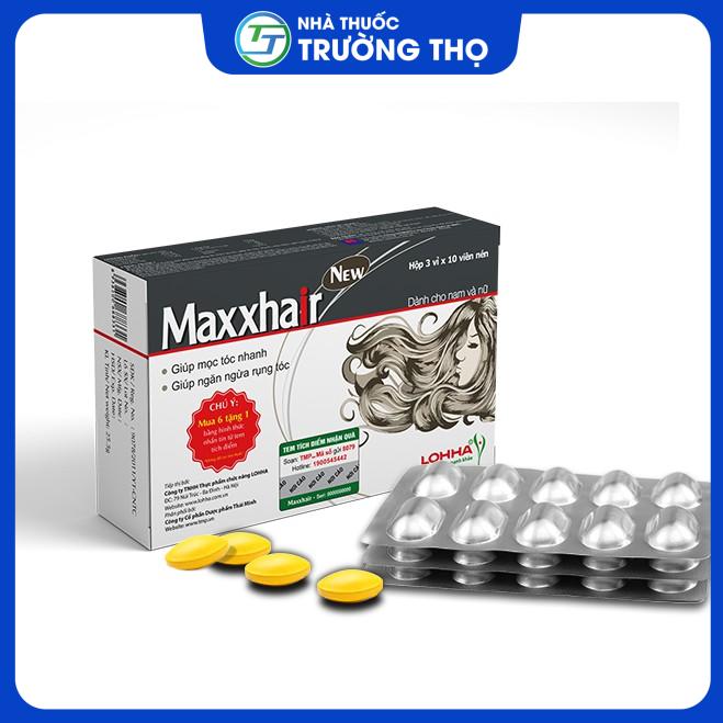 maxxhair-1 Viên uống Maxxhair New Thái Minh giảm nguy cơ rụng tóc