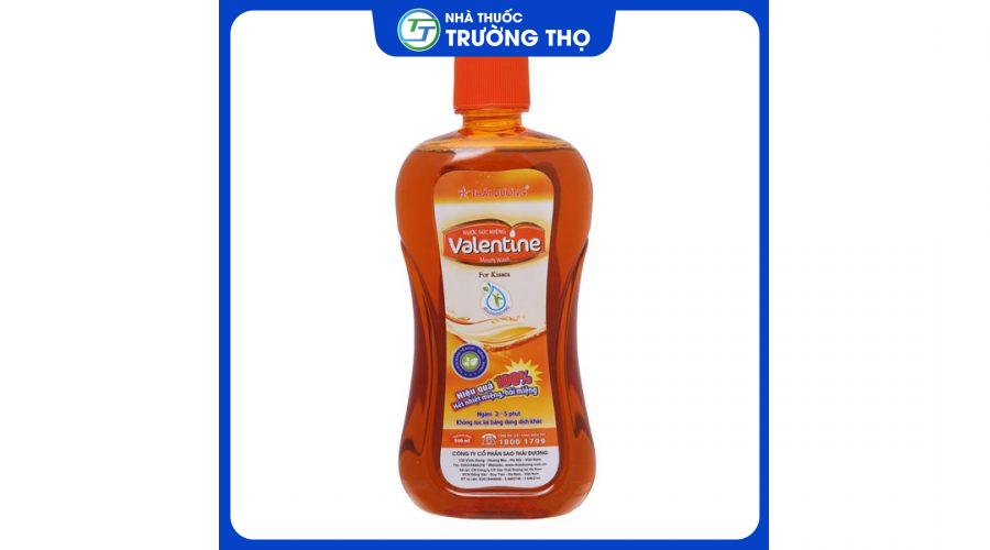 Nước súc miệng Valentine Thái Dương 500ml