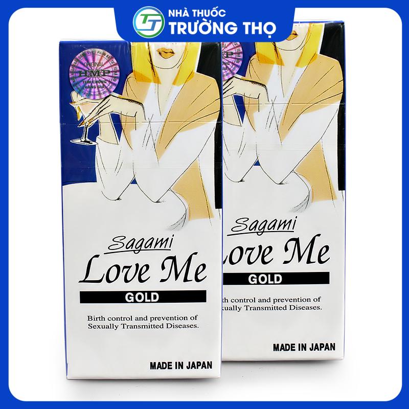 sagami-love-me Bao cao su Sagami Love Me Gold - Nhật Bản