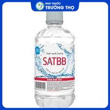 satbb-550ml Nước Muối Sinh Lý SATBB 550ml Đại Lợi