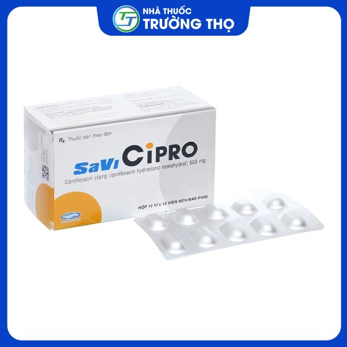 savi-cipro-500mg-savipharm-10-vi Trường Thọ - savi cipro 500mg savipharm 10 vi