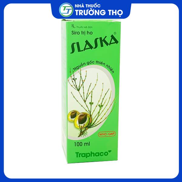 siro_slaska_100ml Siro Slaska Traphaco điều trị ho gió, ho khan chai 100ml