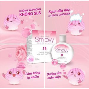 Trường Thọ - Dung dịch vệ sinh phụ nữ Smoovy hồng Meracine 150ml 1 Trường Thọ - smoovy hong
