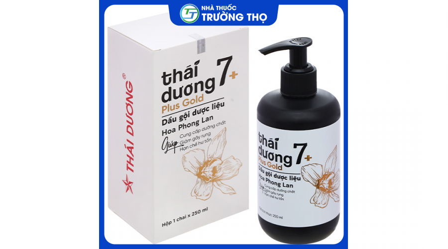 Dầu gội dược liệu Thái Dương 7 Plus Gold 250ml