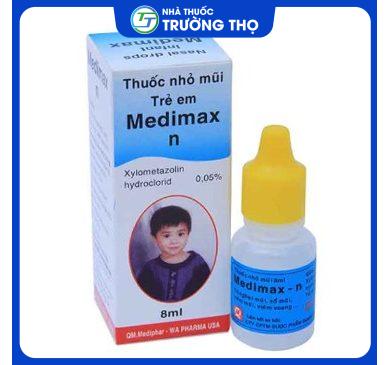 thuoc-medimax-n_23-16219 Dung dịch nhỏ mũi Medimax N 8ml Mebiphar