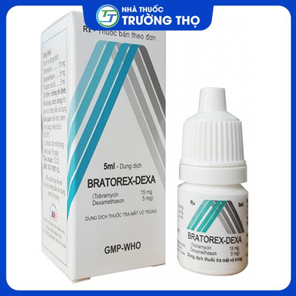 thuoc_bratorex_dexa Thuốc nhỏ mắt Bratorex-Dexa HaNoipharma điều trị viêm giác mạc (5ml)