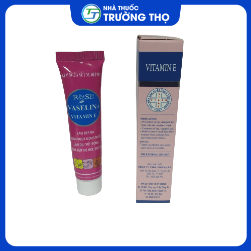 vaseline-rose-tube Kem nẻ Vaseline Rose tube 10g - Dược Vilas