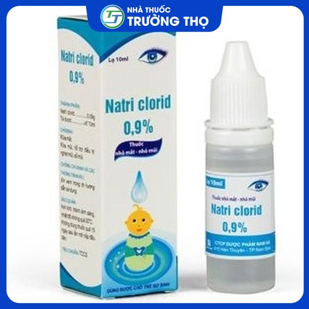 Thuốc nhỏ mắt, nhỏ mũi Natri Clorid 0,9% Nam Hà rửa mắt, mũi, phụ trị nghẹt mũi, sổ mũi (10ml)
