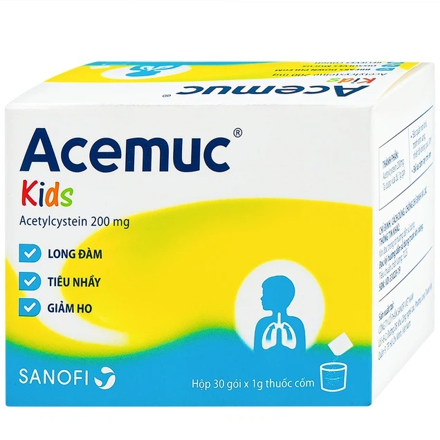 Acemuc Kids 200mg Trường Thọ - Acemuc Kids 200mg