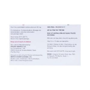 Trường Thọ - Thuốc Arcoxia 90mg MSD điều trị thoái hoá khớp, viêm khớp 2 Trường Thọ - Arcoxia 90mg MSD2