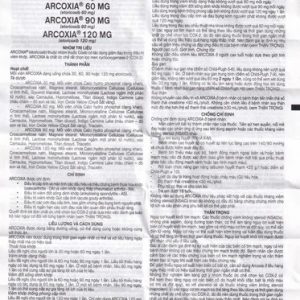 Trường Thọ - Thuốc Arcoxia 60mg MSD điều trị viêm khớp dạng thấp 1 Trường Thọ - Arcoxia3