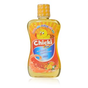 Trường Thọ - Nước súc miệng Chicki trẻ em New 250ml 1 Trường Thọ - Chicki tre em cam