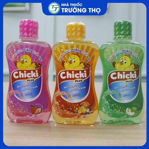 Chicki-tre-em NƯỚC SÚC MIỆNG CHICKI TRẺ EM NEW 250ML