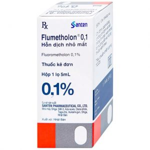 Trường Thọ - Hỗn dịch nhỏ mắt Flumetholon 0.1% Santen điều trị các bệnh viêm phía ngoài mắt 3 Hỗn dịch nhỏ mắt Flumetholon 0.1% Santen điều trị các bệnh viêm phía ngoài mắt (5ml)