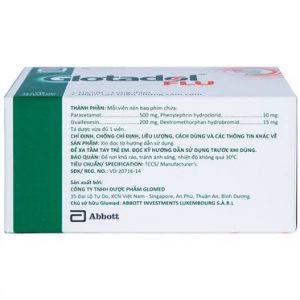 Trường Thọ - Thuốc Glotadol Flu Glomed hỗ trợ hạ sốt và long đàm 2 Trường Thọ - Glotadol Flu1