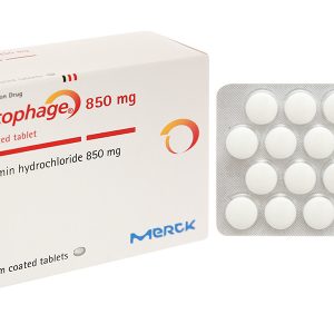 Trường Thọ - Thuốc Glucophage 850mg Merck điều trị đái tháo đường tuýp 2 (5 vỉ x 20 viên) 1 Trường Thọ - Glucophage 850mg 1