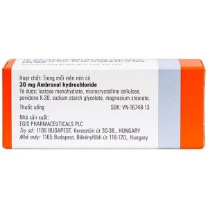Trường Thọ - Thuốc Halixol 30mg Egis Pharma điều trị hen phế quản 2 Trường Thọ - Halixol 30mg3