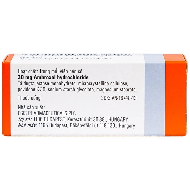 Halixol 30mg3 Trường Thọ - Halixol 30mg3