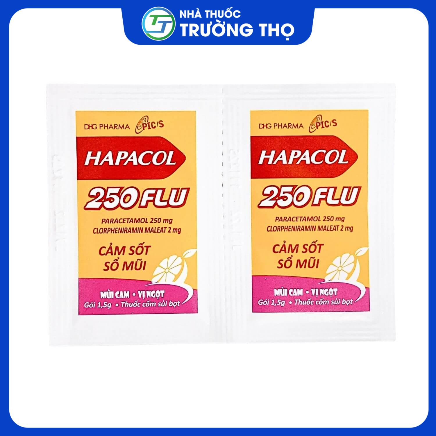Hapacol-250-Flu-1 Trường Thọ - Hapacol 250 Flu 1
