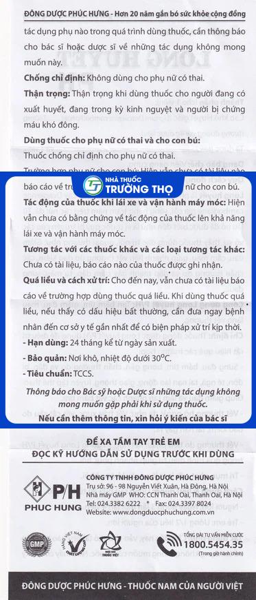 Long Huyết 6 Trường Thọ - Long Huyet 6