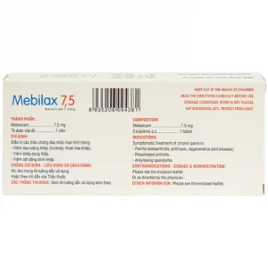 Trường Thọ - Mebilax 75 DHG 1