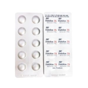 Trường Thọ - Viên nén Mebilax 7,5 DHG Pharma điều trị viêm đau cơ xương khớp (2 vỉ x 10 viên) 2 Trường Thọ - Mebilax 75 DHG 3