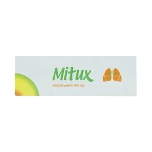 Trường Thọ - Bột uống Mitux 200mg DHG làm loãng chất nhầy đường hô hấp 2 Trường Thọ - Mitux 200mg2