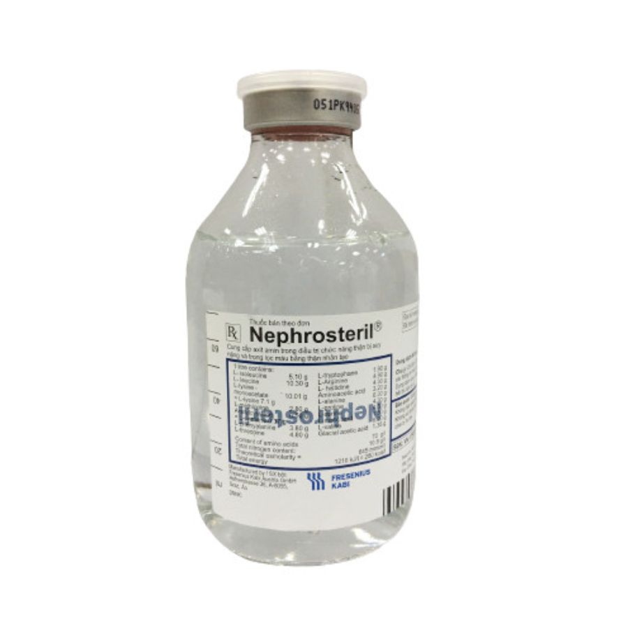 Nephrosteril-250ml Nephrosteril 250ml điều trị suy thận cấp và mạn tính