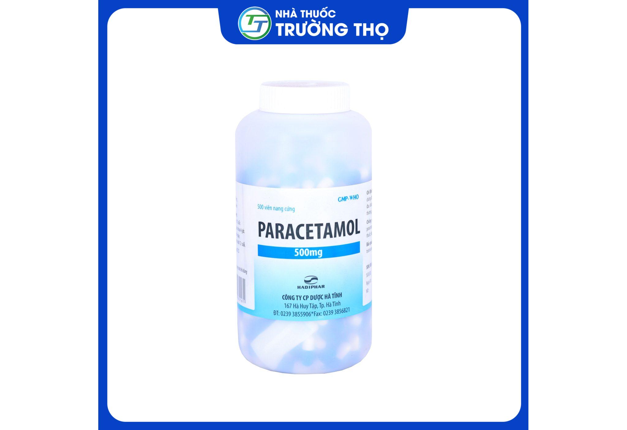 Paracetamol 500mg Hà Tĩnh Trường Thọ - Paracetamol 500mg Ha Tinh