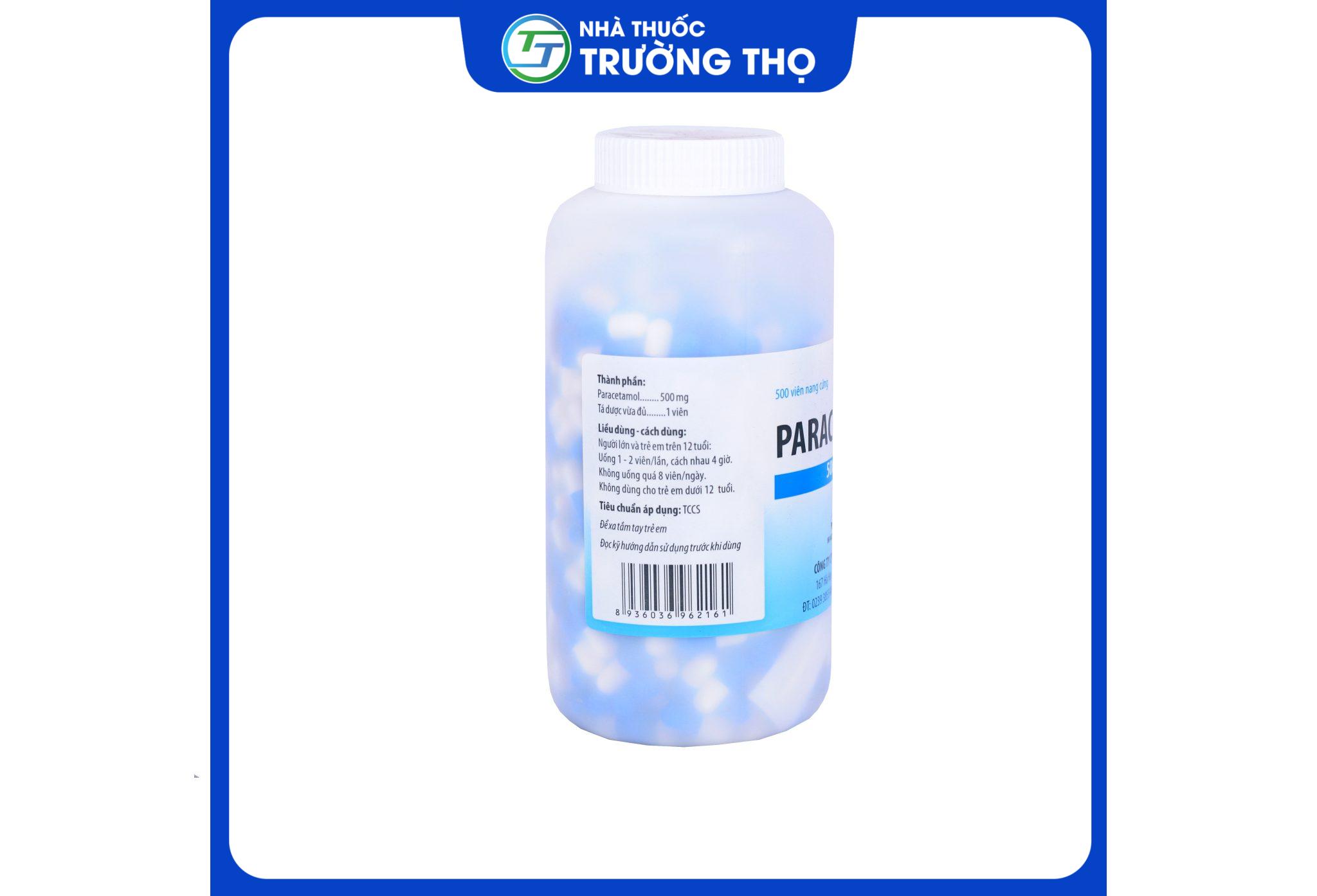 Paracetamol 500mg Hà Tĩnh1 Trường Thọ - Paracetamol 500mg Ha Tinh1