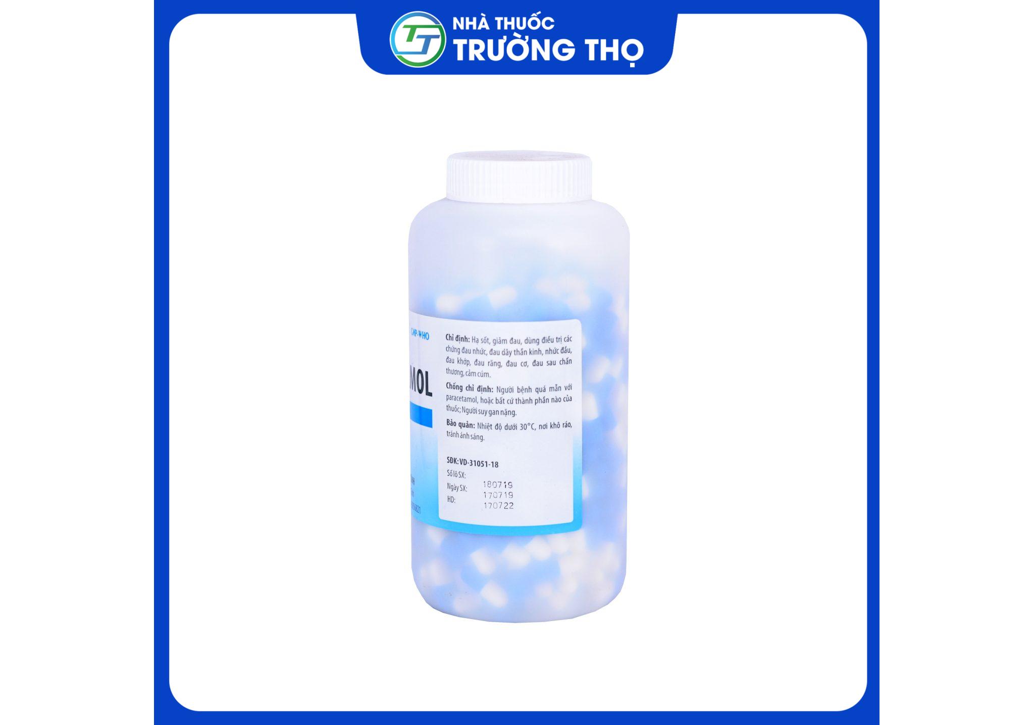 Paracetamol 500mg Hà Tĩnh2 Trường Thọ - Paracetamol 500mg Ha Tinh2