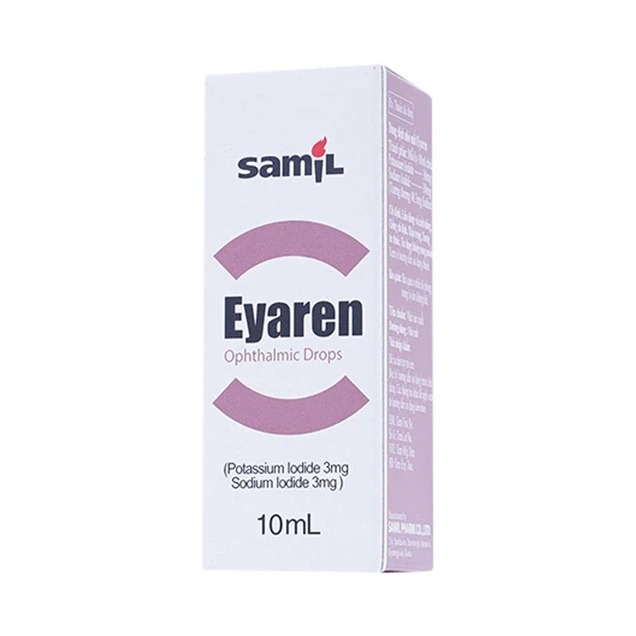 Trường Thọ Thuốc nhỏ mắt Eyaren 10ml Samil điều trị vẩn đục, xuất huyết pha lê thể, đục thủy tinh thể 1 Thuốc nhỏ mắt Eyaren 10ml Samil điều trị vẩn đục, xuất huyết pha lê thể, đục thủy tinh thể