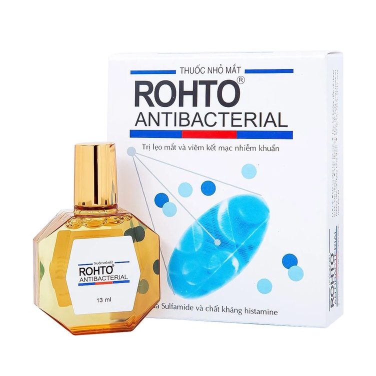 Trường Thọ - Thuốc nhỏ mắt Rohto Antibacterial điều trị lẹo mắt, viêm kết mạc, viêm mi mắt (13ml) Trường Thọ - Thuốc nhỏ mắt Rohto Antibacterial điều trị lẹo mắt, viêm kết mạc, viêm mi mắt (13ml)