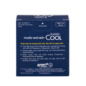 Trường Thọ - Thuốc nhỏ mắt V.Rohto Cool (12ml) điều trị mỏi mắt, đỏ mắt, ngứa mắt 4 Trường Thọ - Smart Pharma Thuoc nho mat V.Rohto Cool 12ml dieu tri moi mat do mat ngua mat 2
