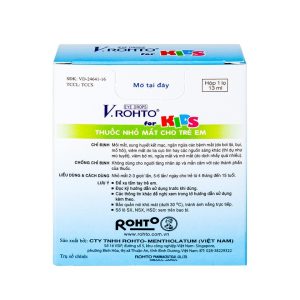 Trường Thọ - Thuốc nhỏ mắt V.Rohto For Kids giảm mỏi mắt, đỏ mát, ngứa mắt 3 Trường Thọ - Smart Pharma Thuoc nho mat V.Rohto For Kids giam moi mat do mat ngua mat 2