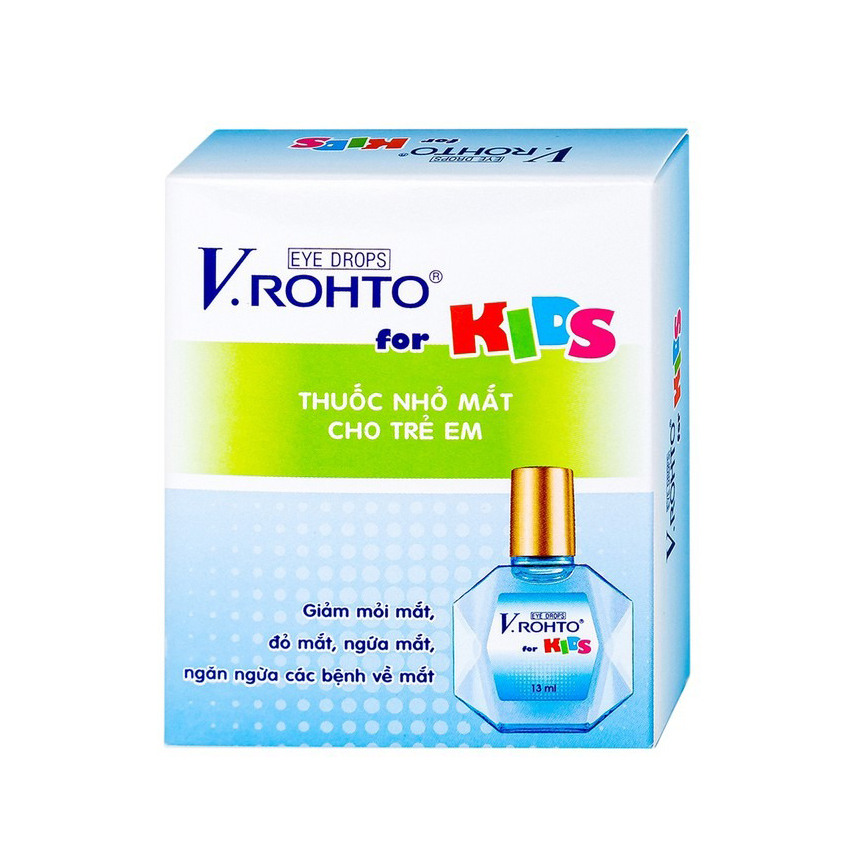 Trường Thọ Thuốc nhỏ mắt V.Rohto For Kids giảm mỏi mắt, đỏ mát, ngứa mắt Trường Thọ - Smart Pharma Thuoc nho mat V.Rohto For Kids giam moi mat do mat ngua mat