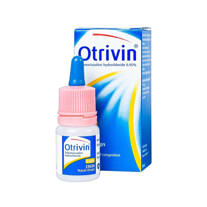 Trường Thọ Thuốc nhỏ mũi Otrivin 0.05% GSK điều trị nghẹt mũi, sung huyết mũi họng (10ml) Trường Thọ Thuốc nhỏ mũi Otrivin 0.05% GSK điều trị nghẹt mũi, sung huyết mũi họng (10ml)