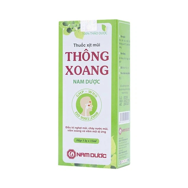Trường Thọ Thuốc xịt mũi Thông Xoang Nam Dược điều trị nghẹt mũi, chảy nước mũi 1 Trường Thọ - Smart Pharma Thuoc xit mui Thong Xoang Nam Duoc dieu tri nghet mui chay nuoc mui 1