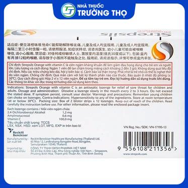 Strepsils Orange 1 Trường Thọ - Strepsils Orange 1