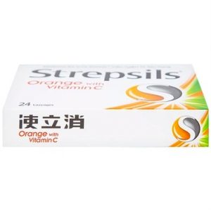 Trường Thọ - Viên ngậm Strepsils Orange with Vitamin C điều trị đau họng 3 Trường Thọ - Strepsils Orange 2