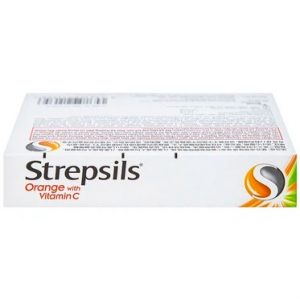 Trường Thọ - Viên ngậm Strepsils Orange with Vitamin C điều trị đau họng 2 Trường Thọ - Strepsils Orange 3