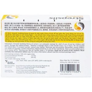 Trường Thọ - Viên ngậm Strepsils Soothing giảm đau họng 5 Trường Thọ - Strepsils Soothing1