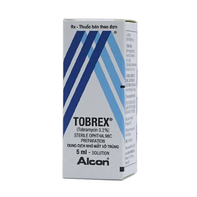 Thuốc nhỏ mắt Tobrex Alcon điều trị nhiễm khuẩn ở mắt 2 Thuốc nhỏ mắt Tobrex Alcon điều trị nhiễm khuẩn ở mắt 2