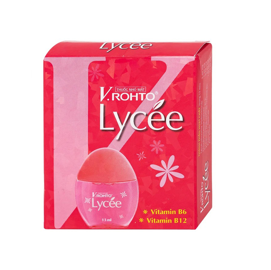 Thuốc nhỏ mắt V.Rohto Lycée 13ml điều trị đỏ mắt, ngứa mắt, mỏi mắt 2 Trường Thọ Thuốc nhỏ mắt V.Rohto Lycée 13ml điều trị đỏ mắt, ngứa mắt, mỏi mắt