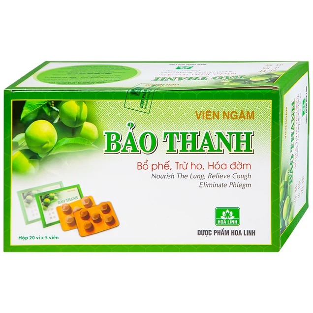 Viên ngậm Bảo Thanh Có đường Trường Thọ - Vien ngam Bao Thanh Co duong