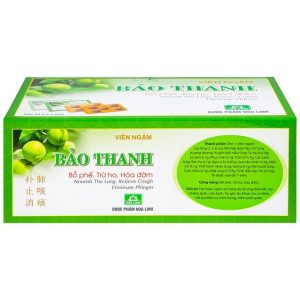 Trường Thọ - Viên ngậm Bảo Thanh bổ phế, trừ ho, hoá đờm (20 vỉ x 5 viên) 4 Trường Thọ - Vien ngam Bao Thanh Co duong2