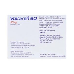 Trường Thọ - Thuốc Voltaren 50mg Novartis điều trị viêm khớp 1 Trường Thọ - Voltaren 50mg3